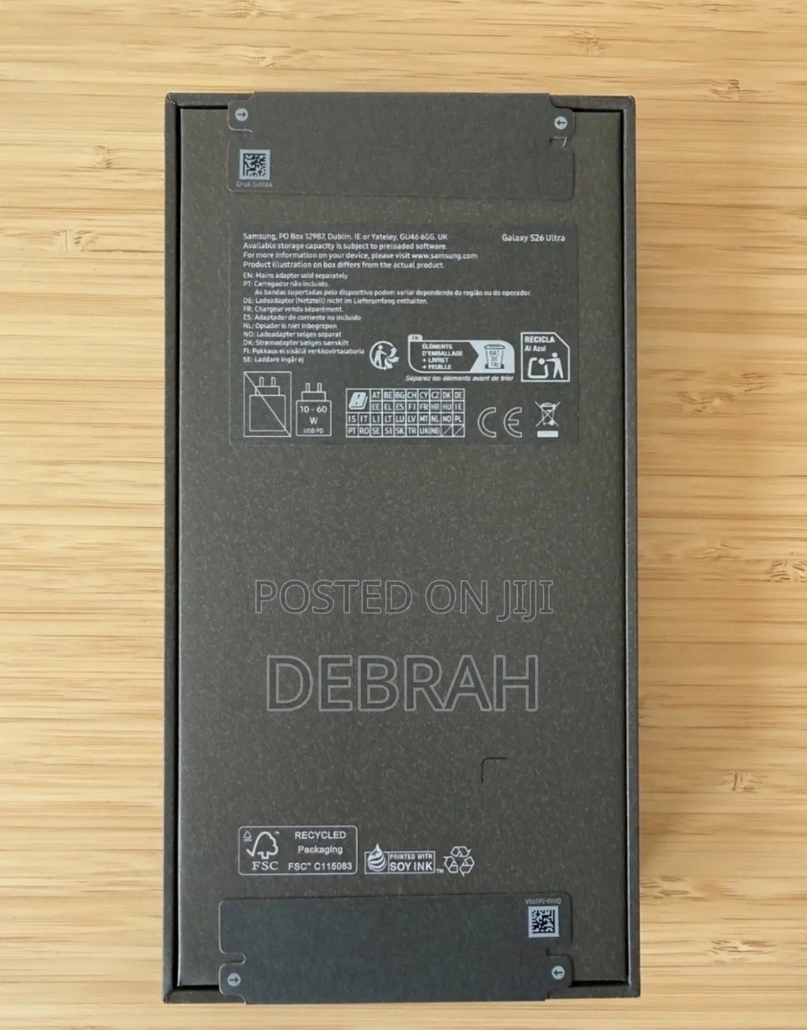 New Samsung Galaxy S26 Ultra 5G 1 TB Black