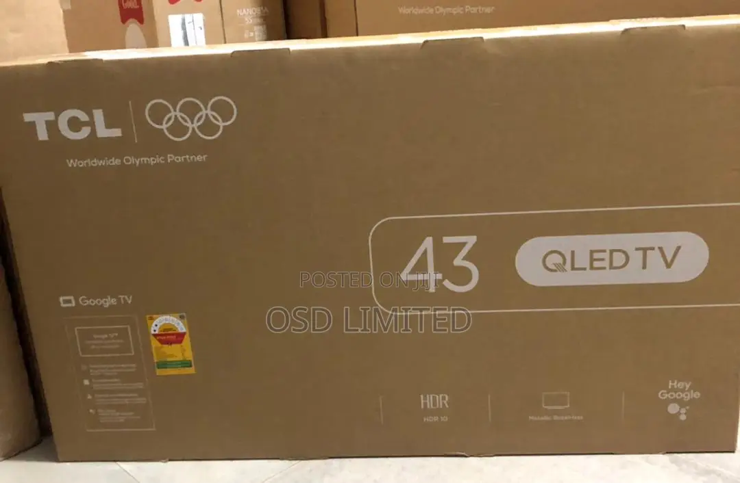 World Cup Promo TCL 43" Qled Tv With Built-in Google Assistant
