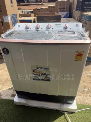 Bruhm 12 Kg Twin Tab Washing Machine- Semi Automatic