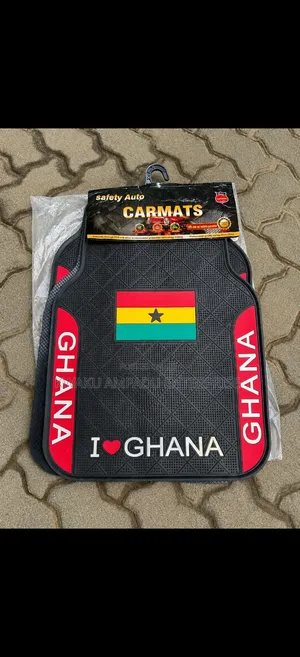 Red Side/Side Ghana Floor Mat