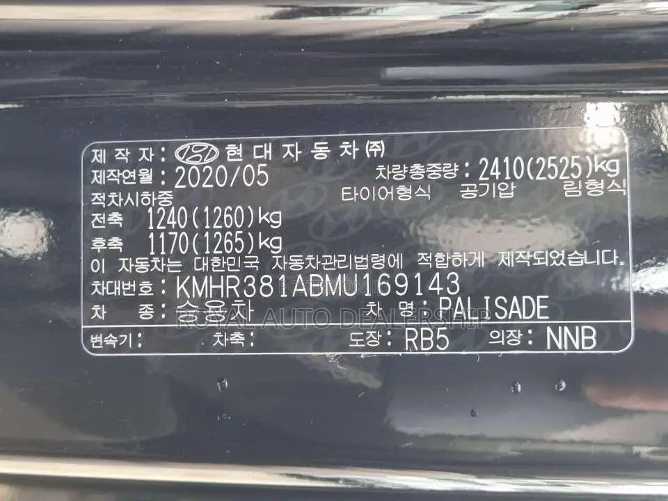 Hyundai Palisade 2021 Black