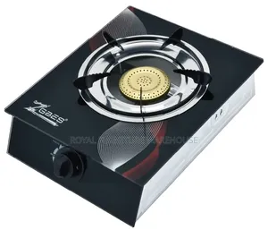 Zgbes Tempered Glass Automatic Ignition Single Burner Gas Stove.