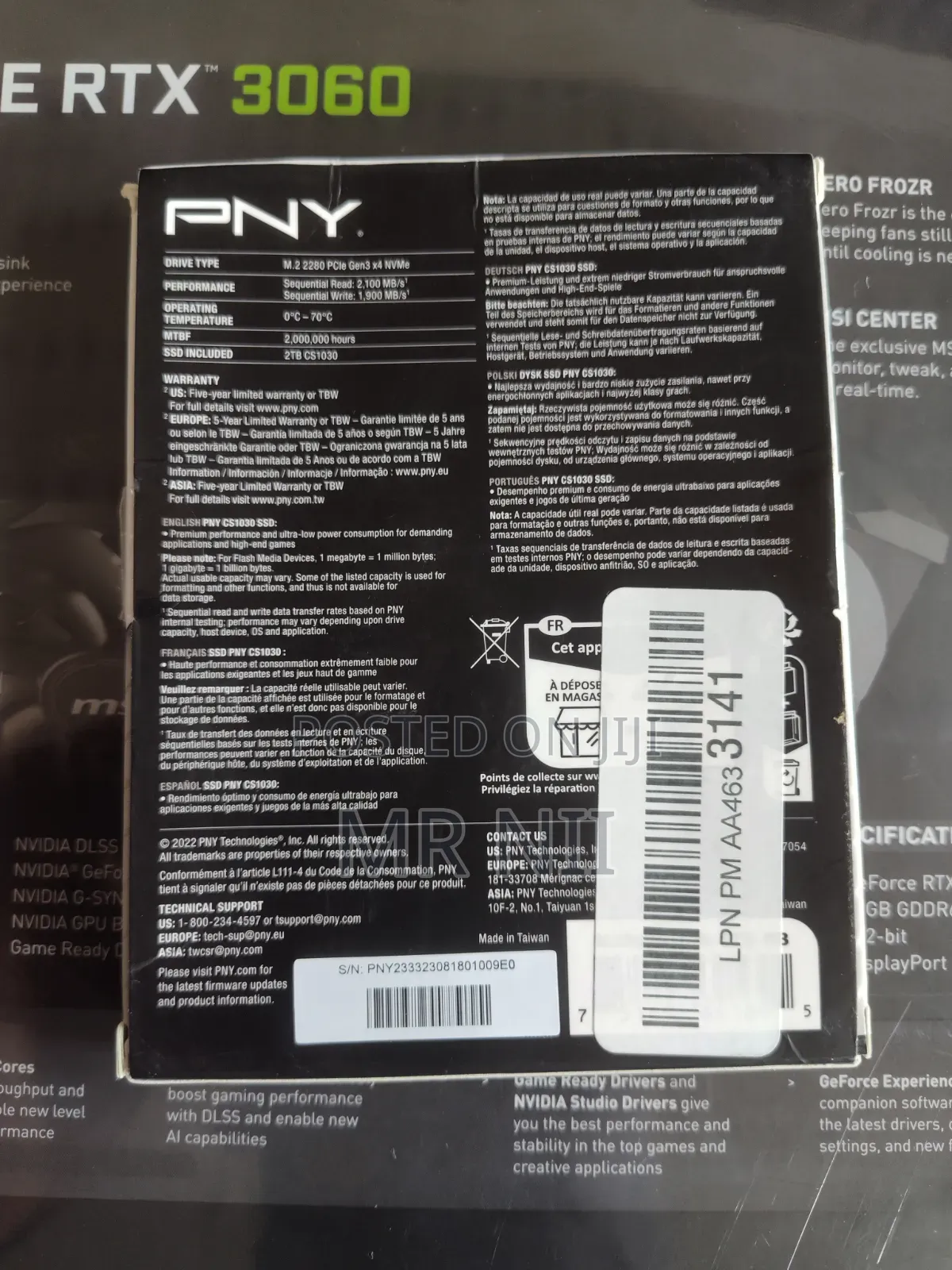 Pny M.2 Nvme SSD 2 Tb