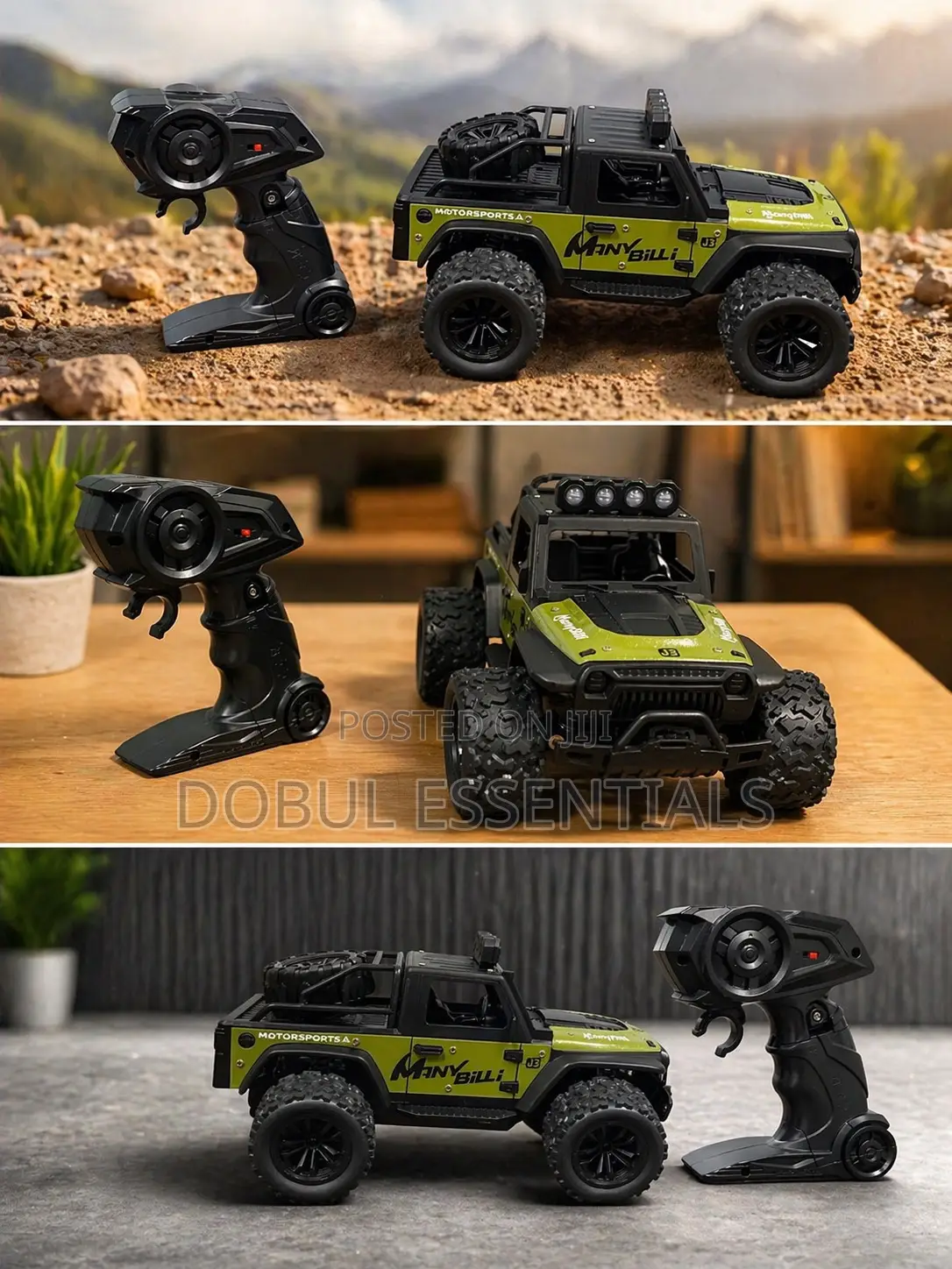 Jeep Racing Car With Remote Controller, Runs on Lithium Battery