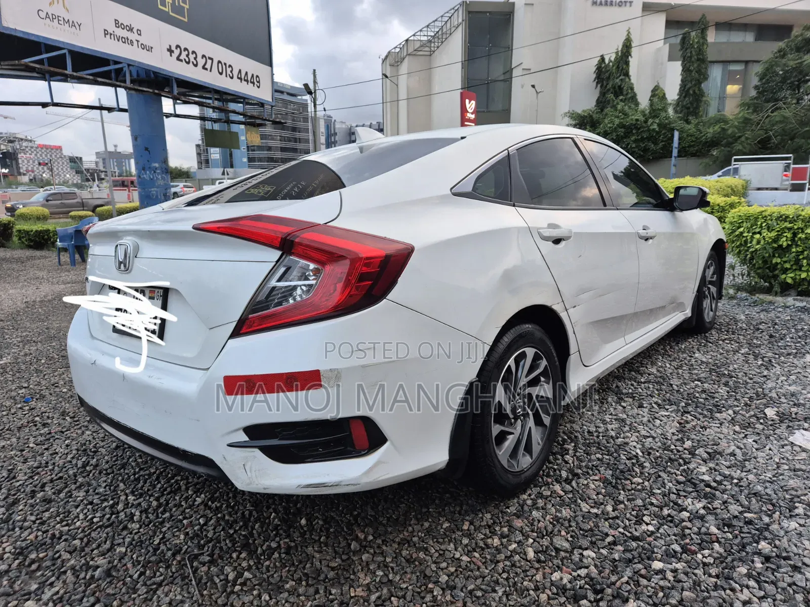 Honda Civic EX 4dr Sedan (2.0L 4cyl) 2017 White