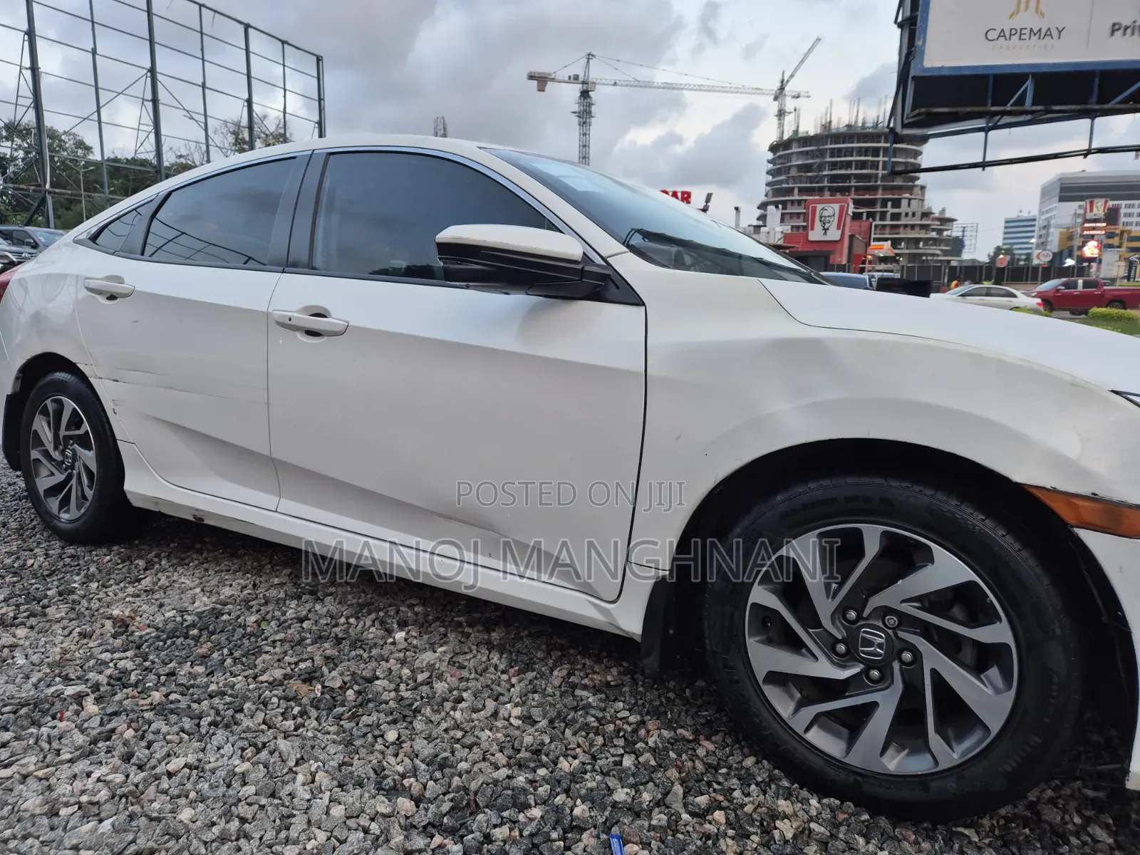 Honda Civic EX 4dr Sedan (2.0L 4cyl) 2017 White