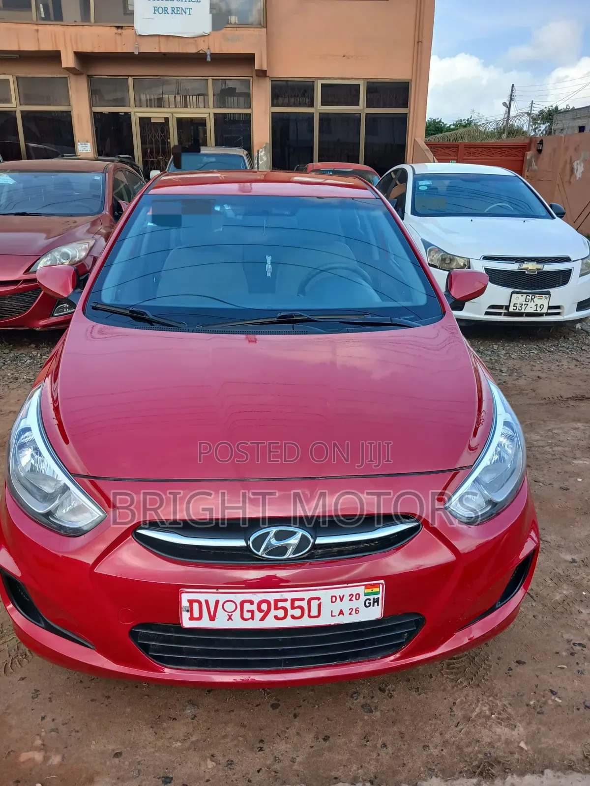 Hyundai Accent 2016 Red