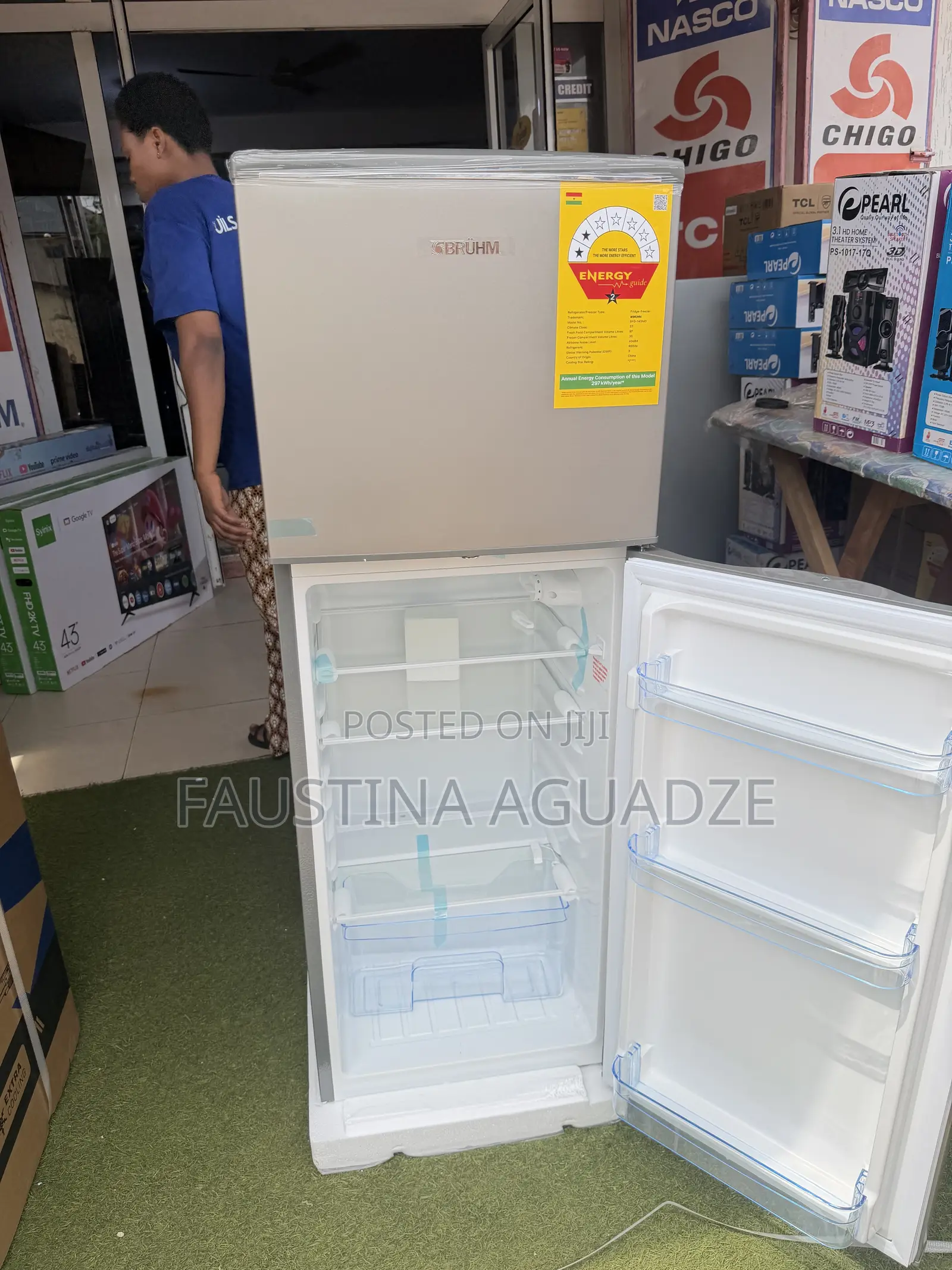 Bruhm Bfd145 Top Mount Fridge