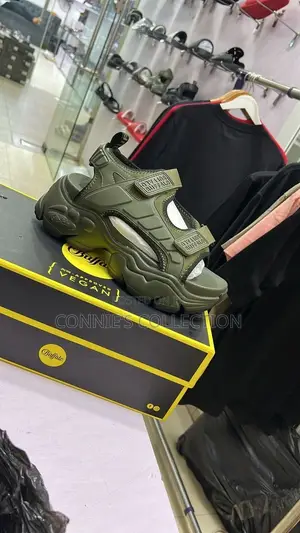 Buffalo Binary Track Platform Sandals