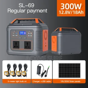 300w Portable Solar Power Station. Reliable Power Anytime, Anywhere!