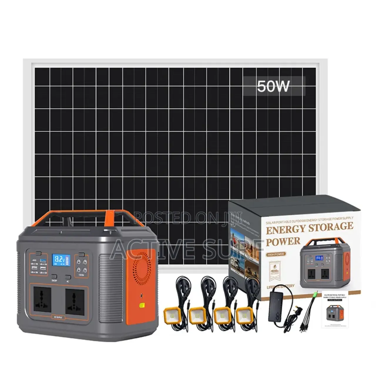 300w Portable Solar Power Station. Reliable Power Anytime, Anywhere!