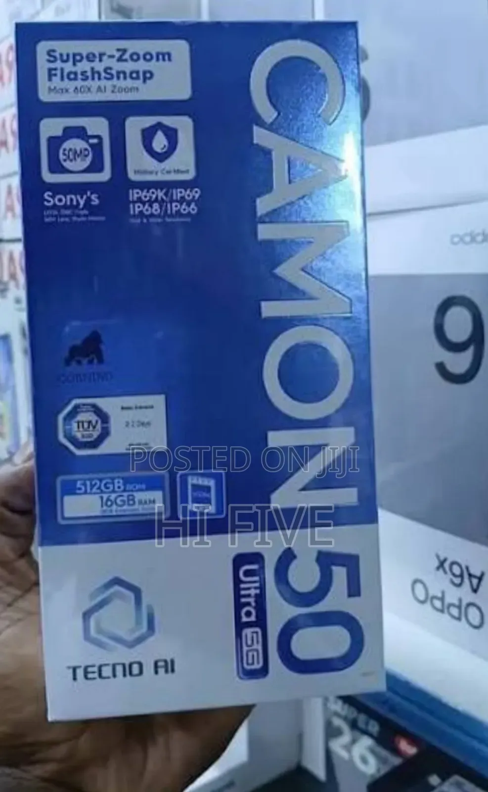 New Tecno Camon 50 Ultra 512 GB Gold