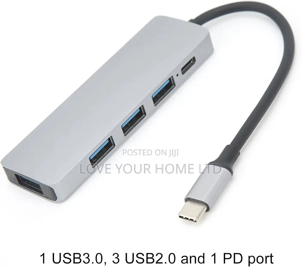 5-in-1 Usb-C to Hdmi Multiport Adapter With Usb 3.0 Ports