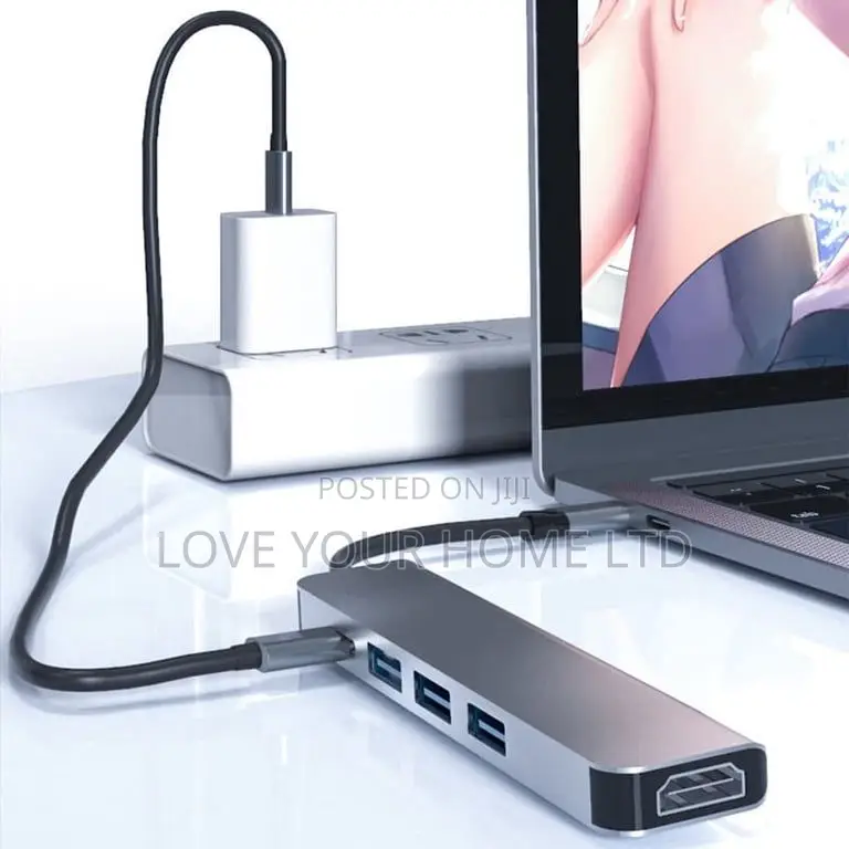 5-in-1 Usb-C to Hdmi Multiport Adapter With Usb 3.0 Ports