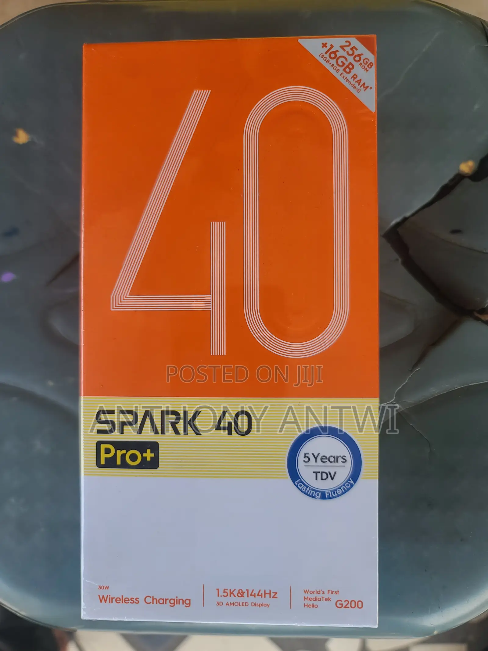 New Tecno Spark 40 Pro+ 256 GB Black