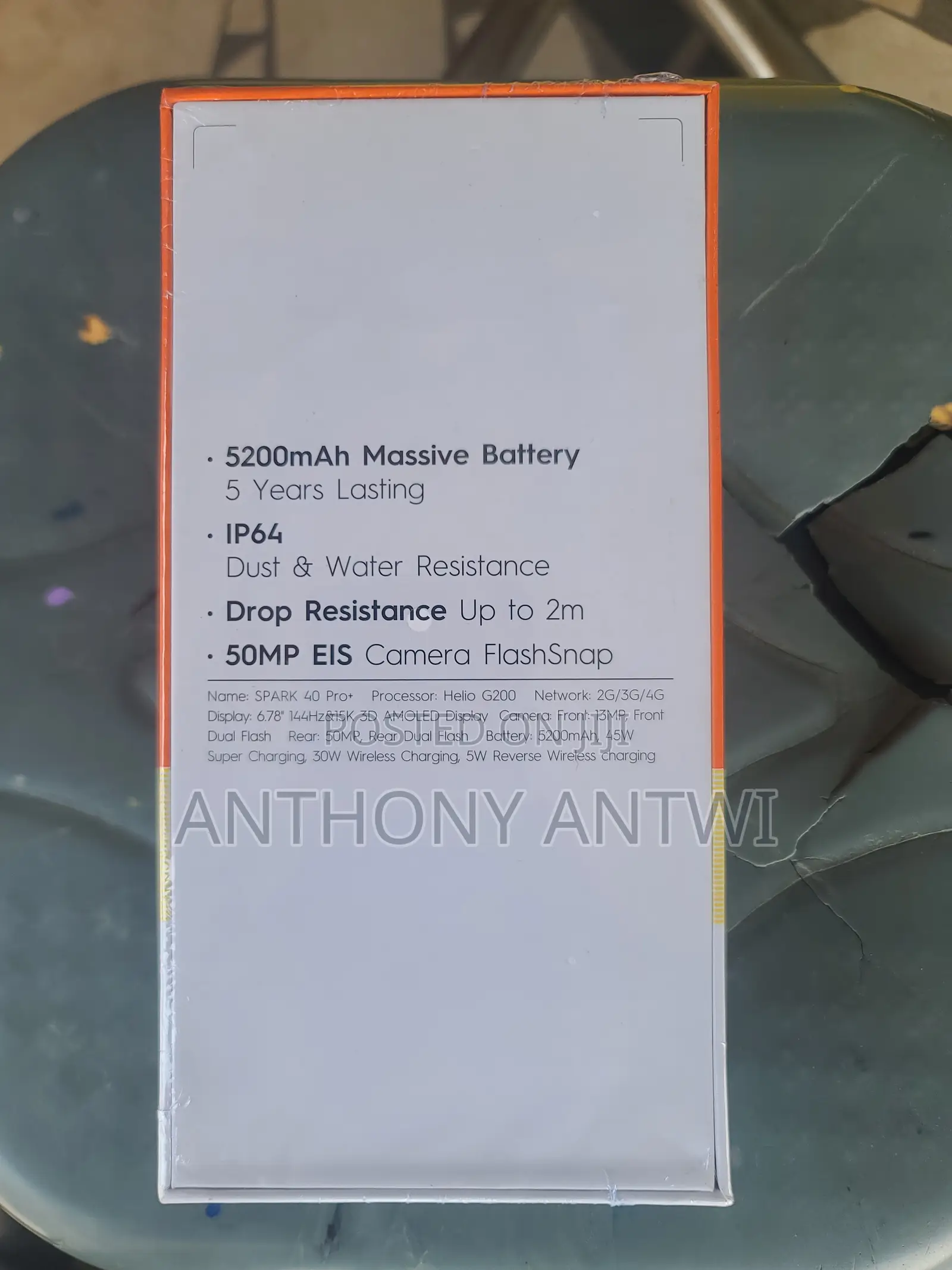 New Tecno Spark 40 Pro+ 256 GB Black