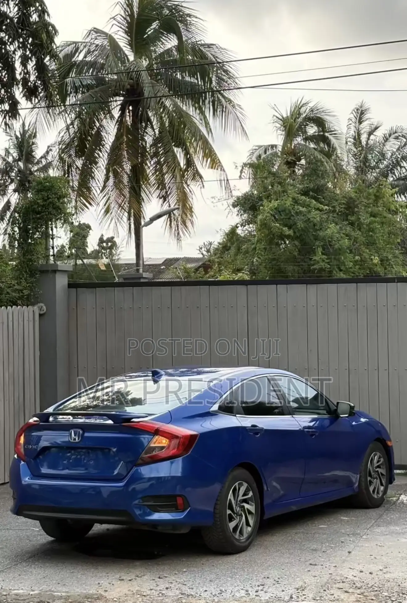 Honda Civic EX Sedan 2018 Blue