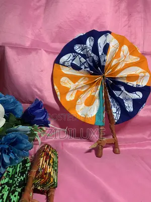 Vibrant Ankara Hand Fans