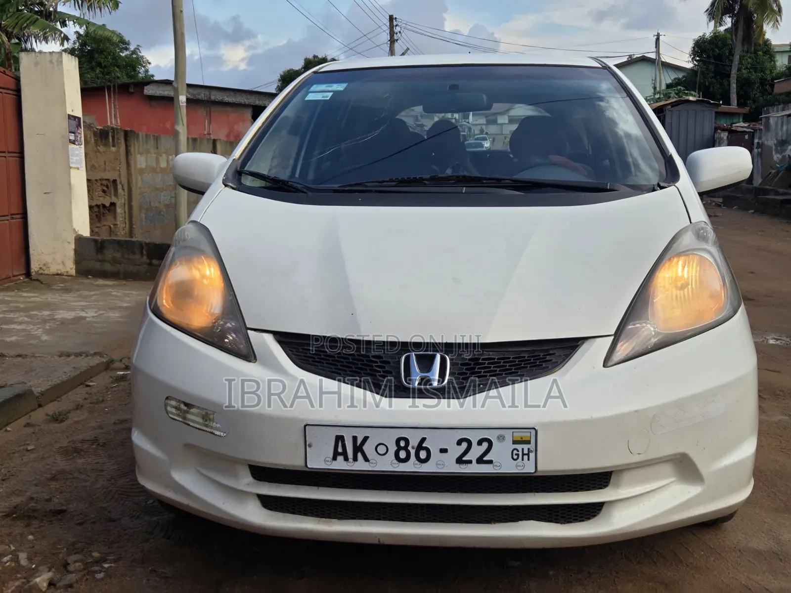Honda Fit Automatic 2012 White