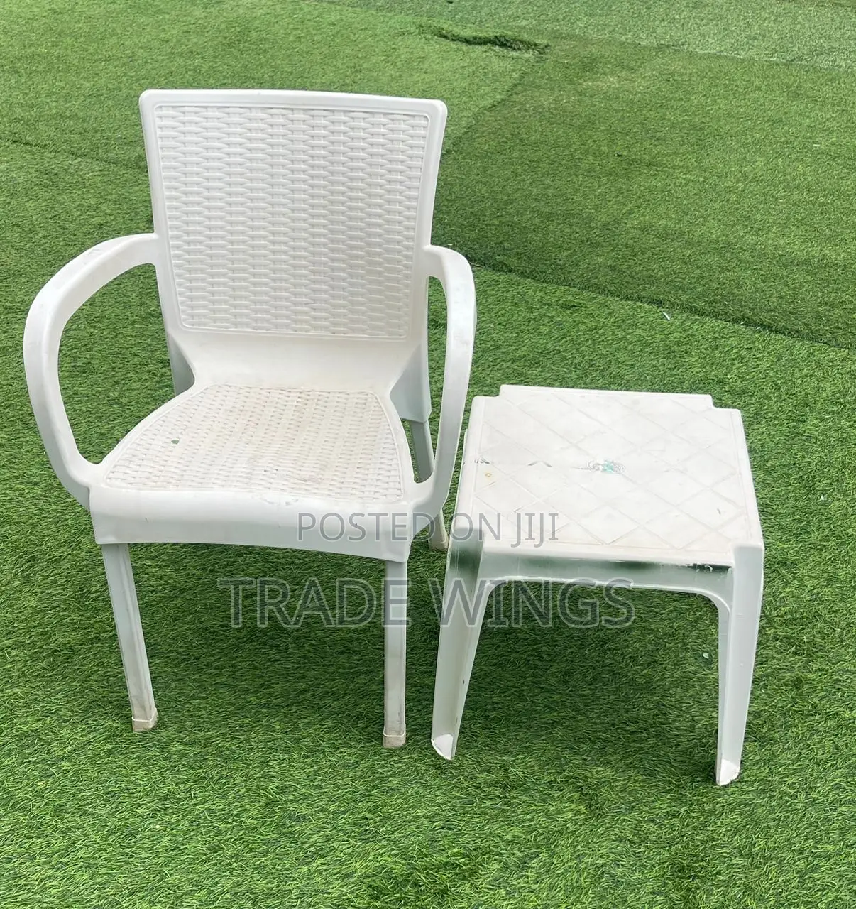 White Plastic Chair for Outdoor