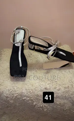 Black 4inches Heel