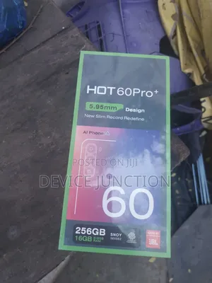 New Infinix Hot 60 Pro+ 256 GB Silver