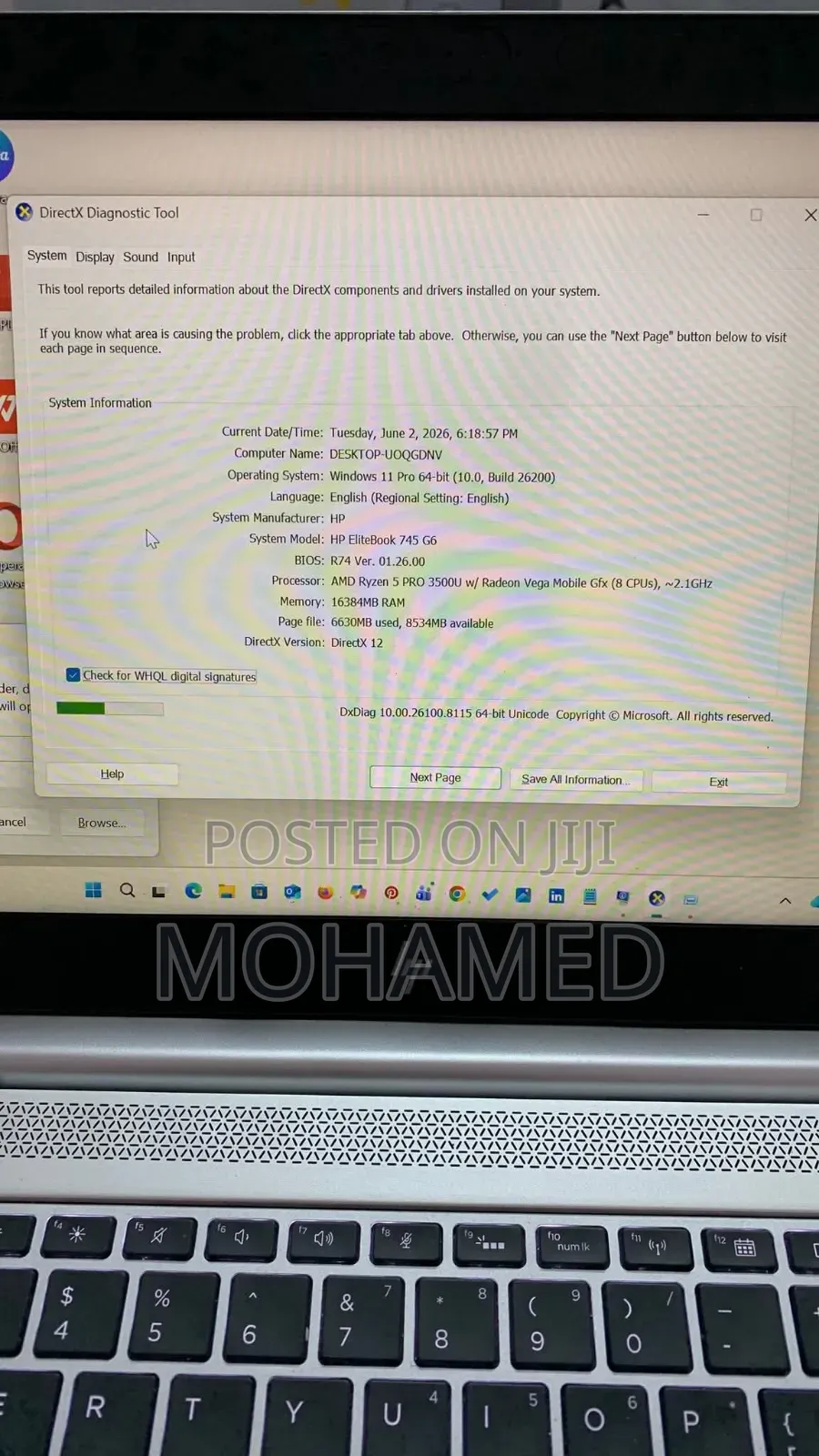 Laptop HP EliteBook 745 G6 16GB AMD Ryzen 7 SSD 256GB