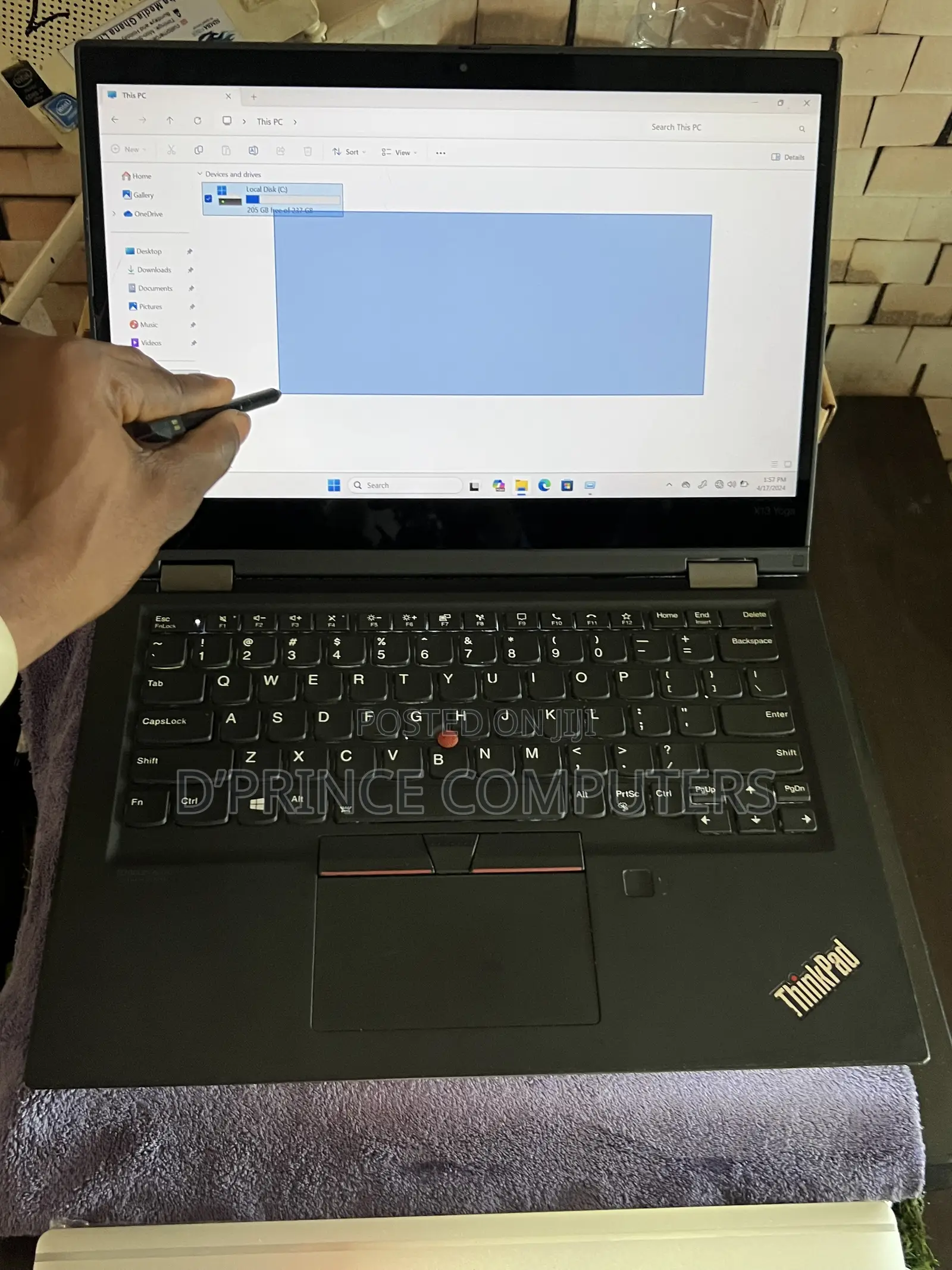 Laptop Lenovo ThinkPad x13 Yoga 16GB Intel Core i5 SSD 256GB