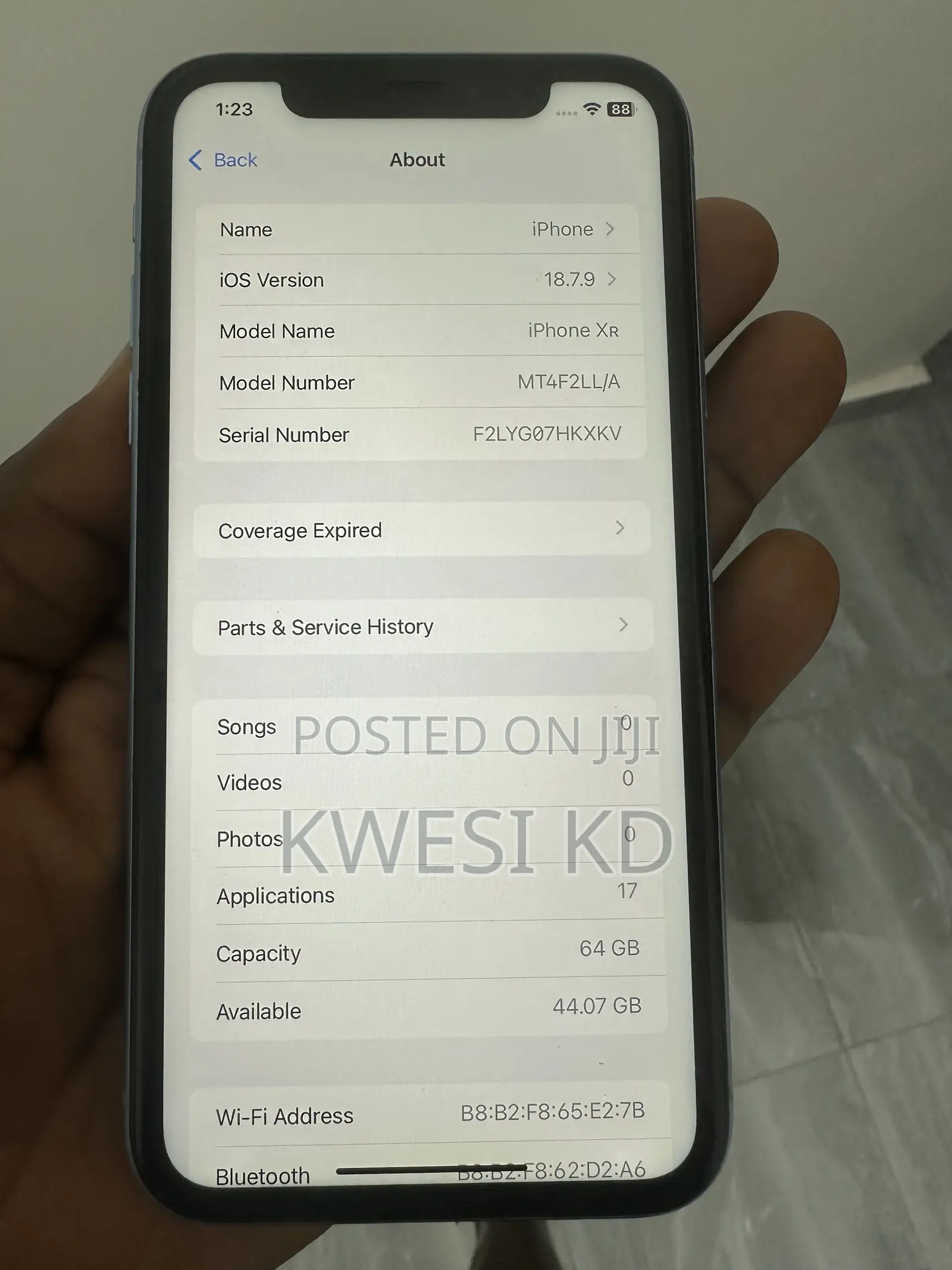 Apple iPhone XR 64 GB Blue