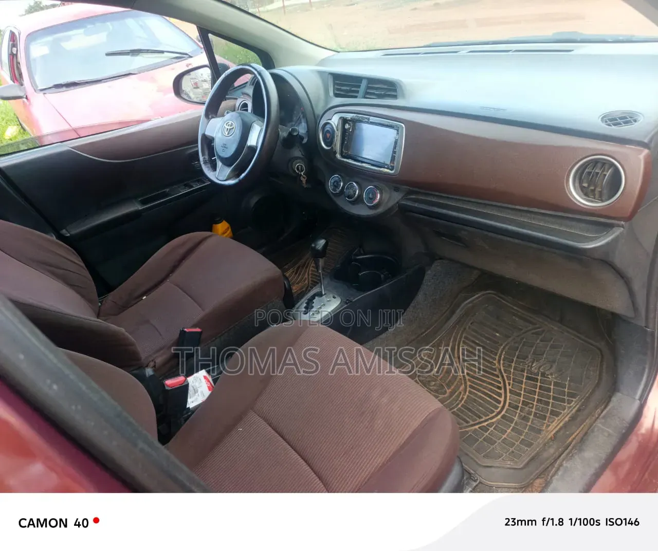 Toyota Vitz 2012 Brown