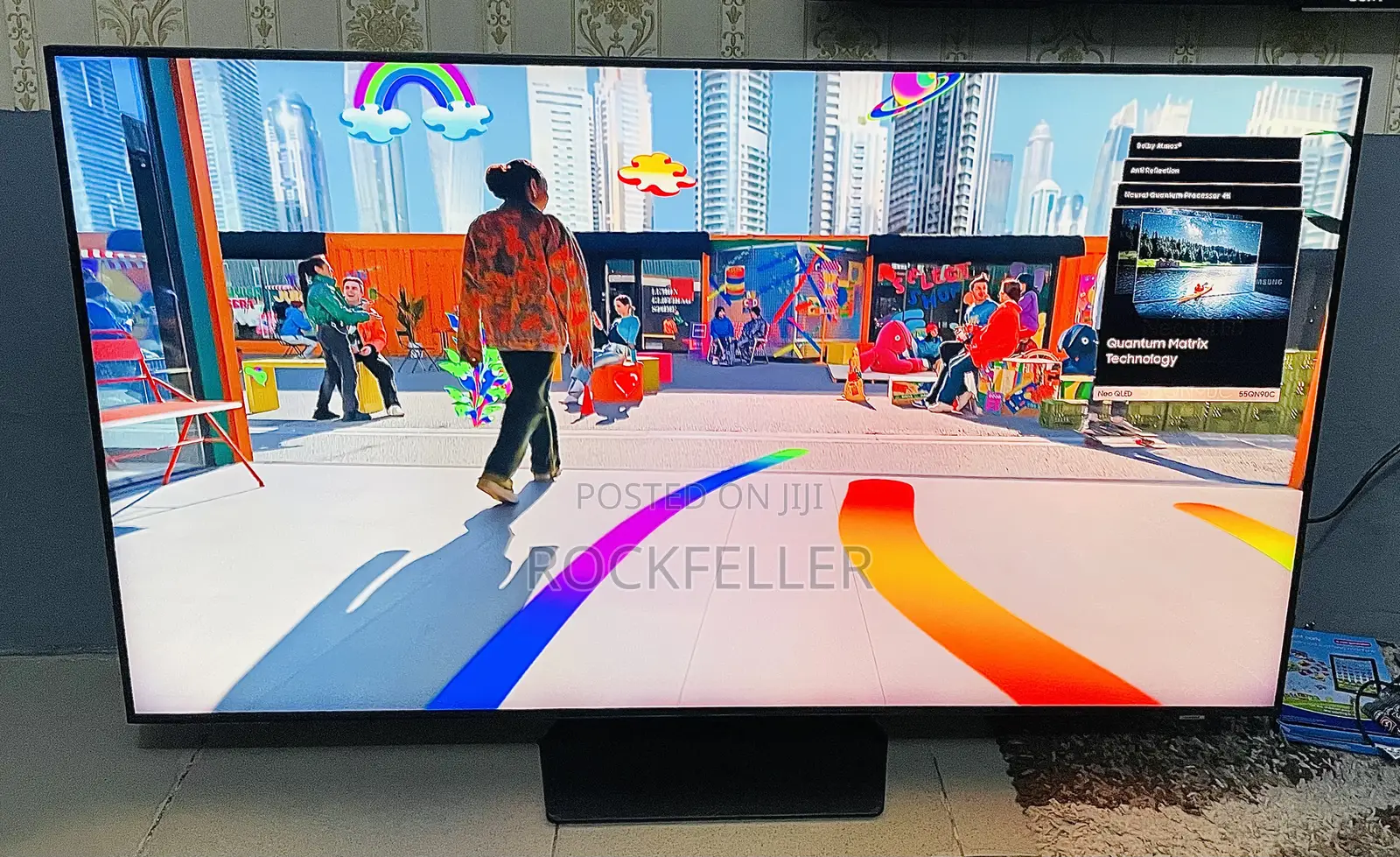 Uk Used Samsung Neo Qled Uhd HDR Smart Digital Satellite 55inch