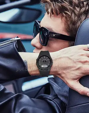 Tomi T238 Men's Electronic Trendy Simple Wristwatch-Black