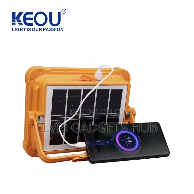 Rechargeable/Solar 2400mah Led Flashlight