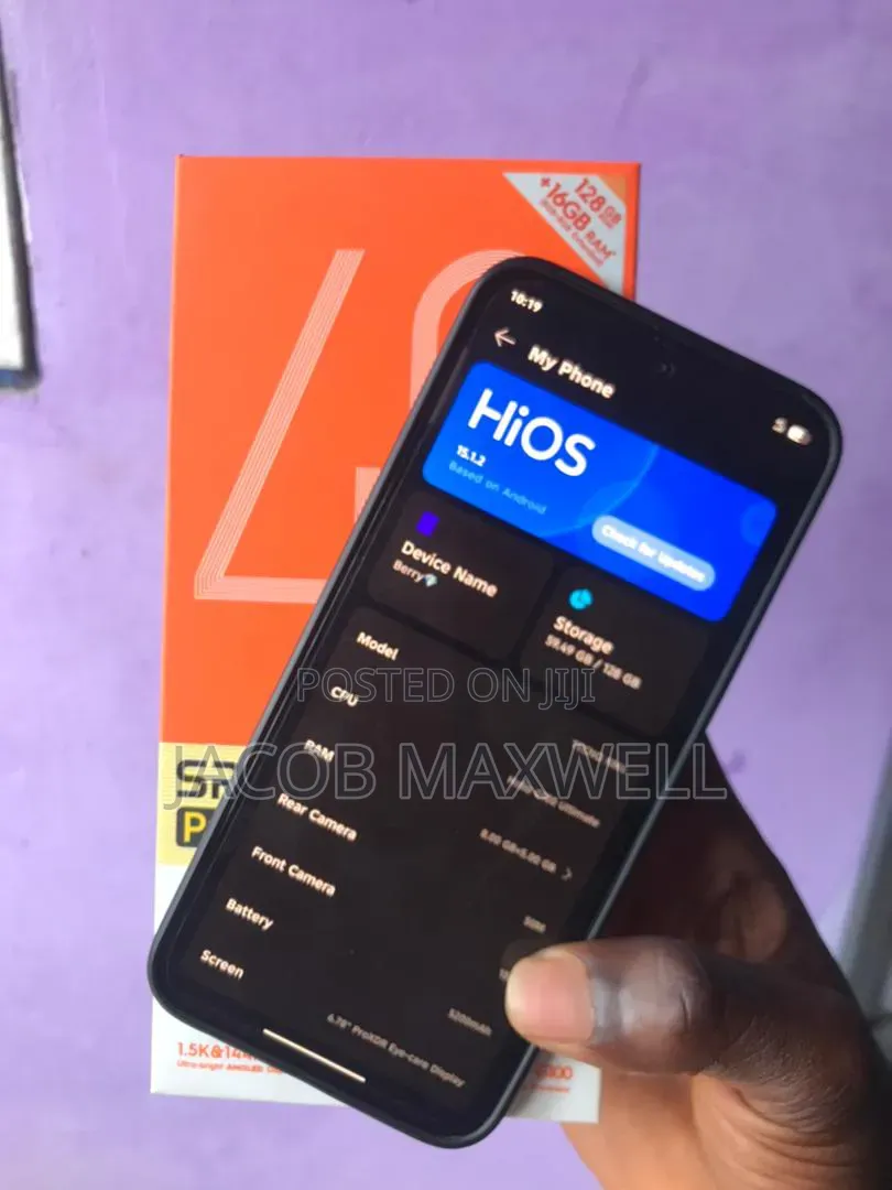 Tecno Spark 40 Pro 128 GB Black