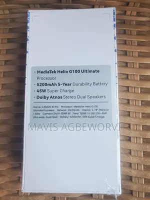 New Tecno Camon 40 Pro 5G 256 GB Black