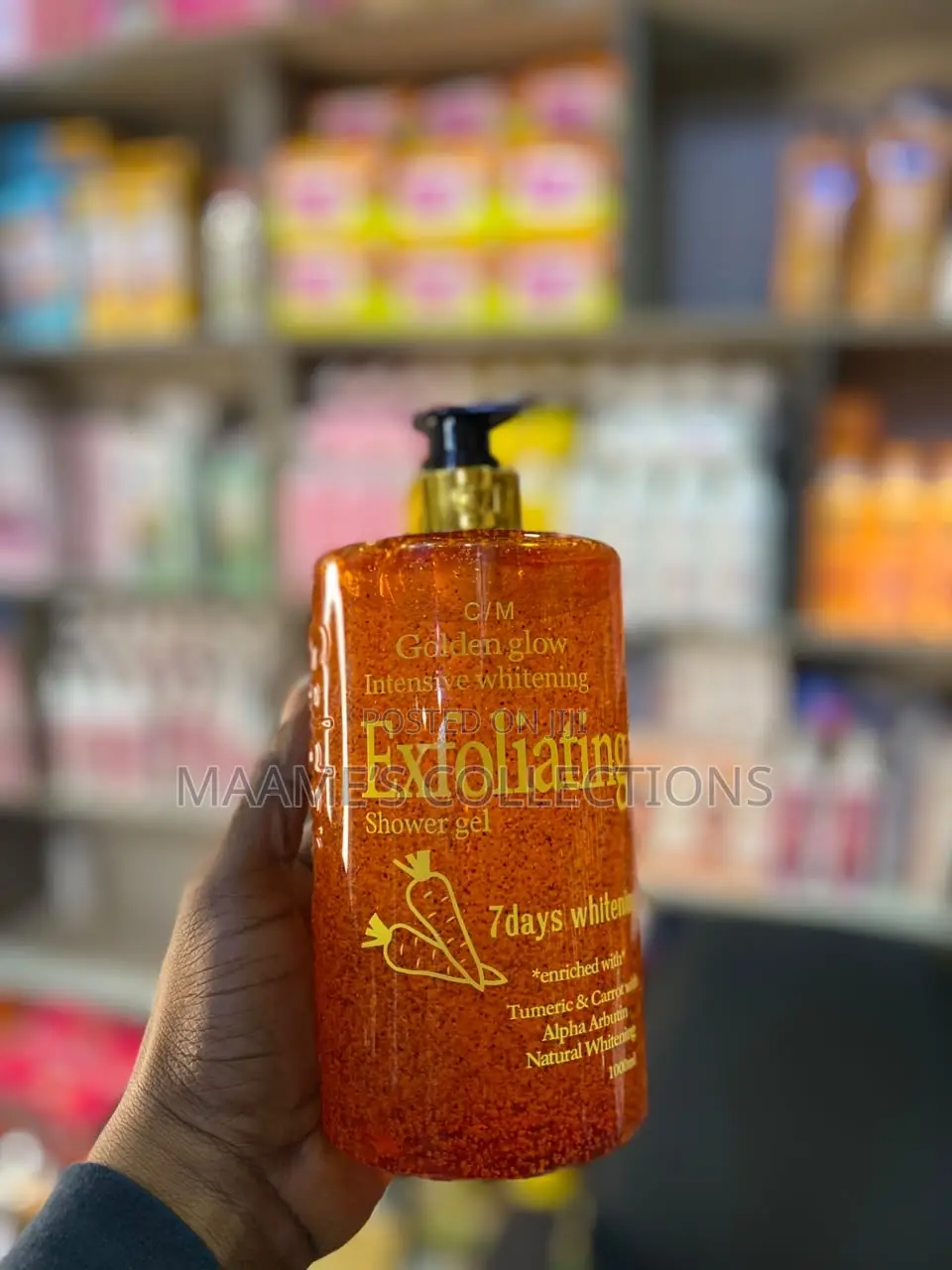 Golden Glow Intensive Whitening Exfoliating Shower Gel