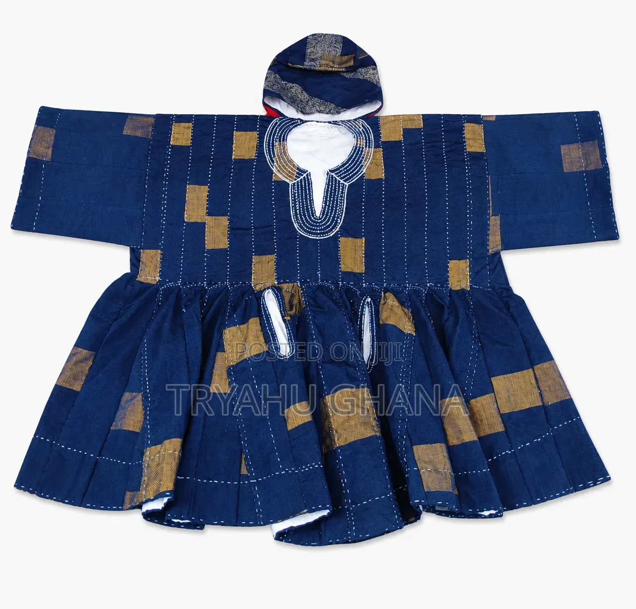 Authentic Fugu Smock Ghana – Handmade for Men