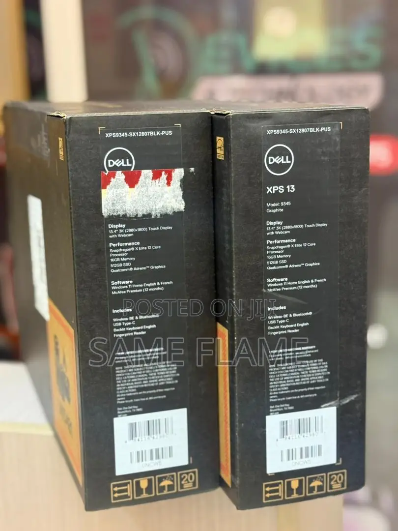 New Laptop Dell XPS 13 16GB Qualcomm Snapdragon X Elite SSD 512GB
