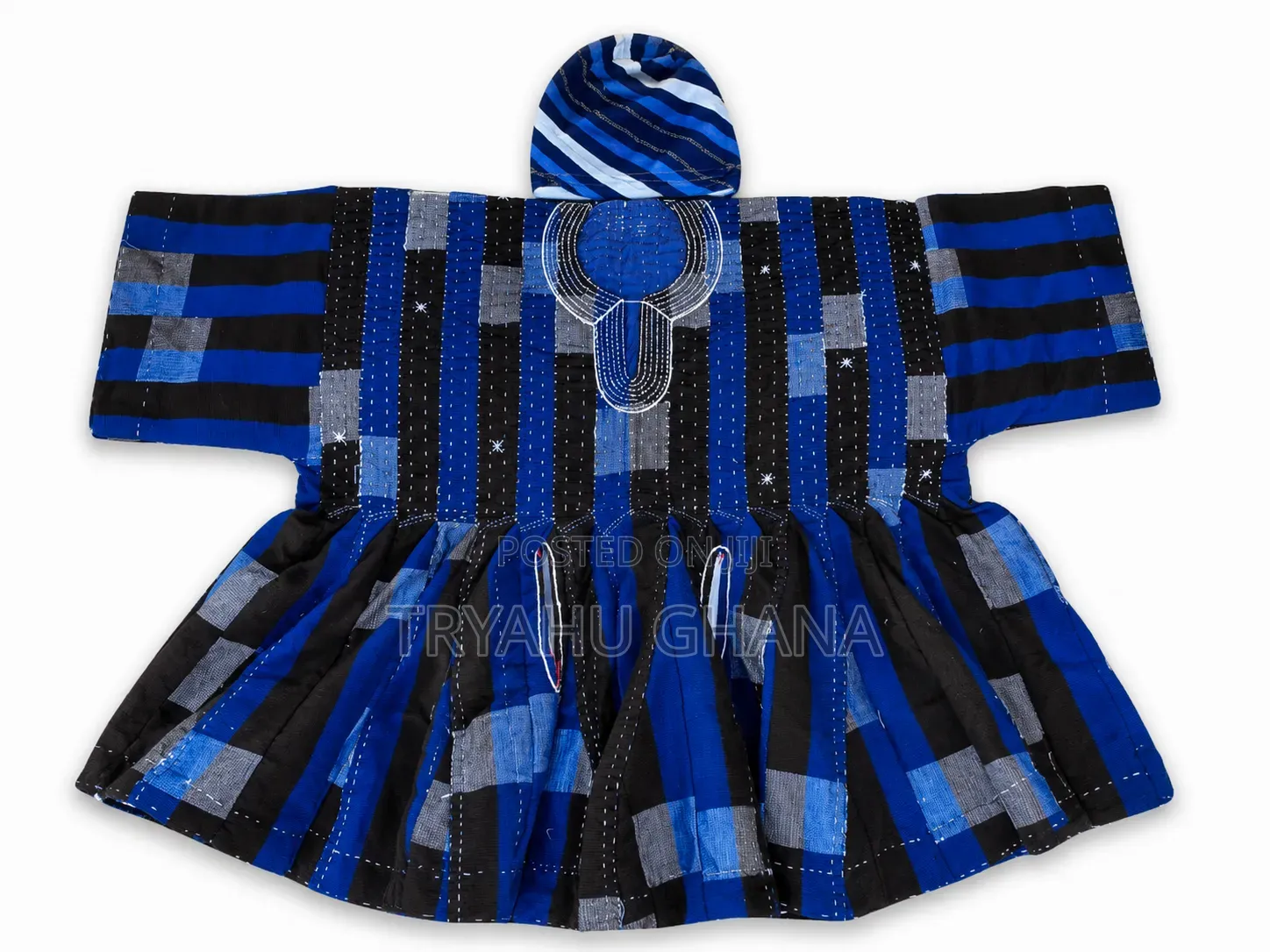 Classic Ghanaian Handwoven Smock for Men