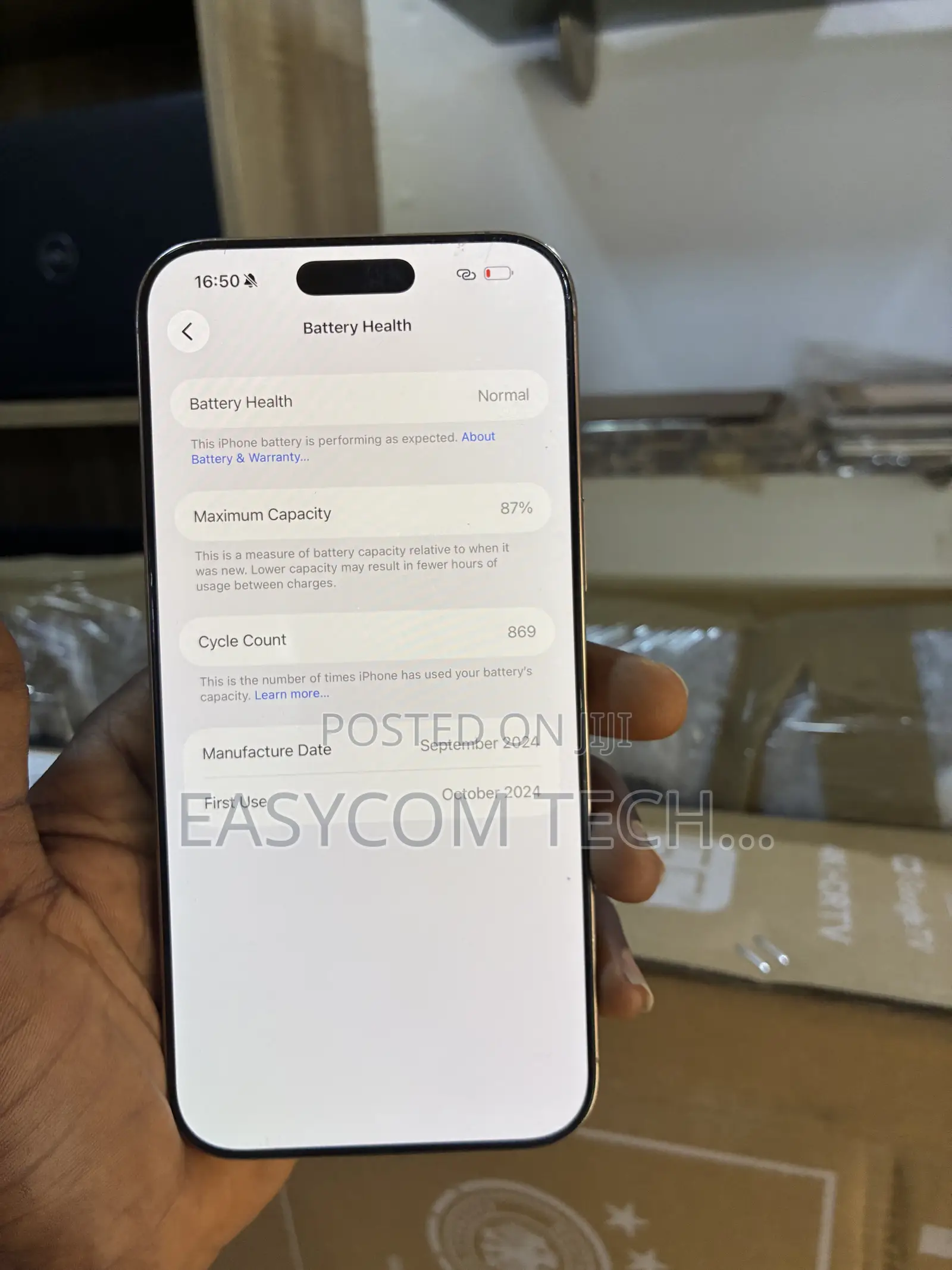 Apple iPhone 16 Pro Max 256 GB Gold