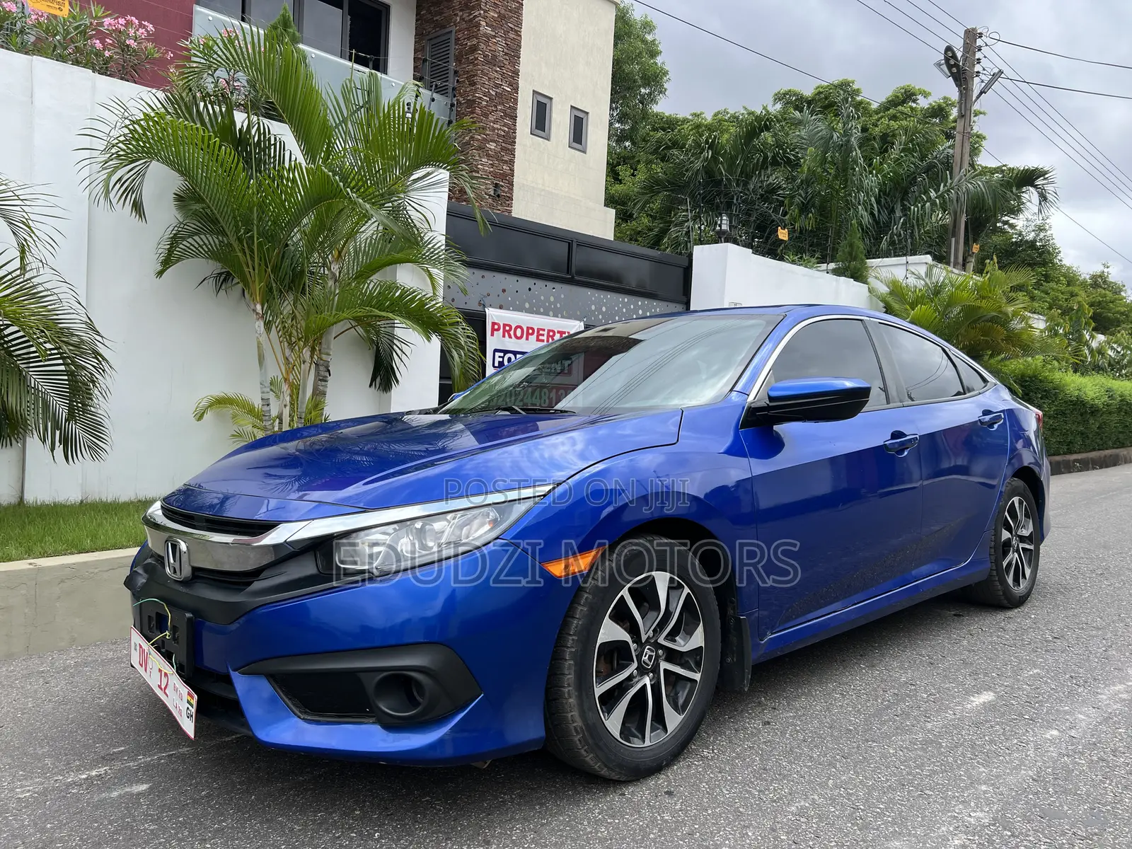 Honda Civic EX Sedan 2018 Blue
