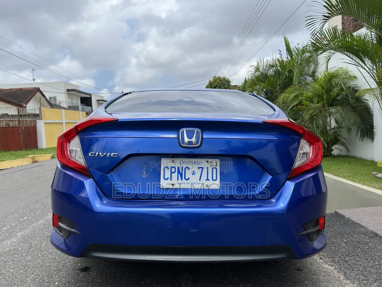 Honda Civic EX Sedan 2018 Blue