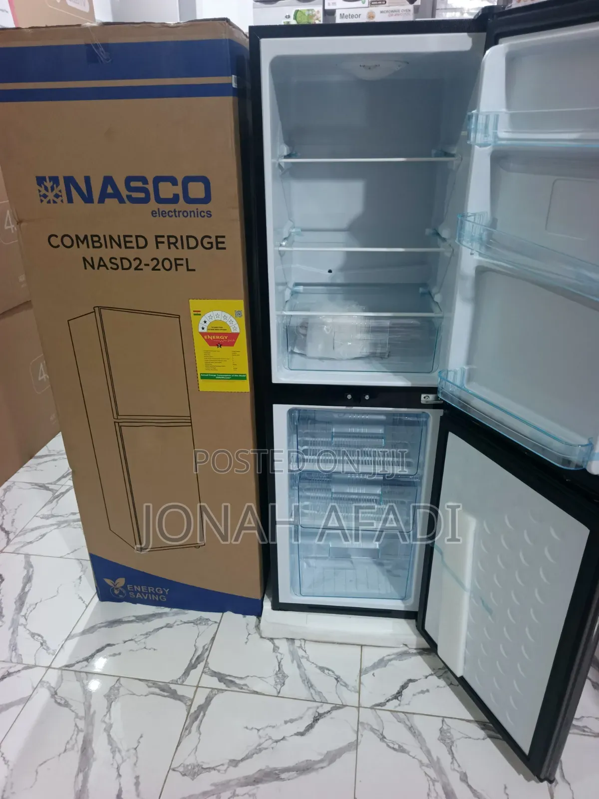 Nasco 158l Gross Double Door Refrigerator (Dd2-20/Nasd2-20)