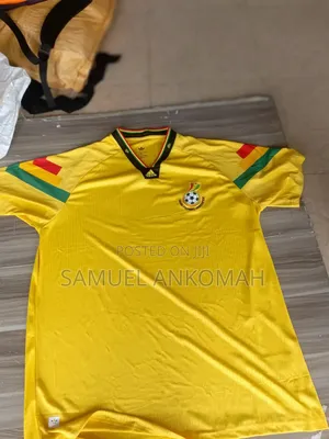 4xl, 5xl Vintage Style Ghana Black Stars Football Jersey – Yellow