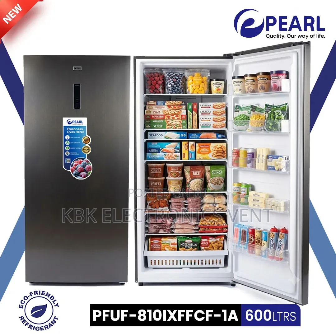 Pearl 600liters Standing Freezer Single Door