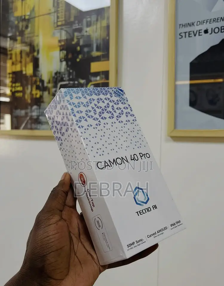 New Tecno Camon 40 Pro 5G 256 GB Black