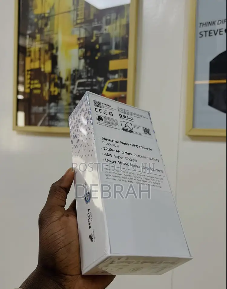 New Tecno Camon 40 Pro 5G 256 GB Black