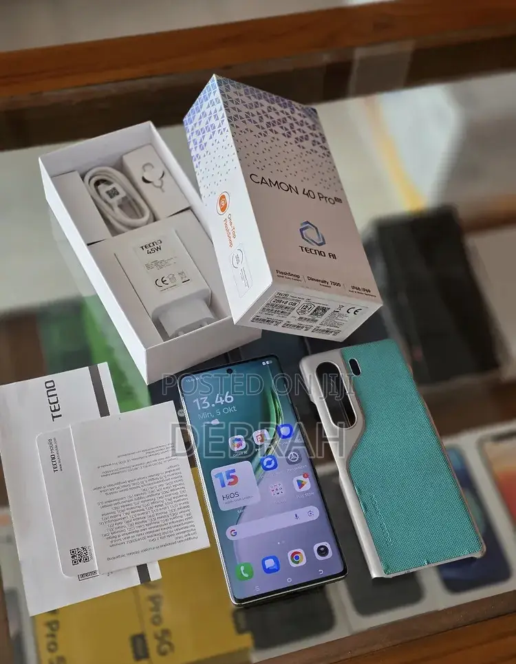 New Tecno Camon 40 Pro 5G 256 GB Green