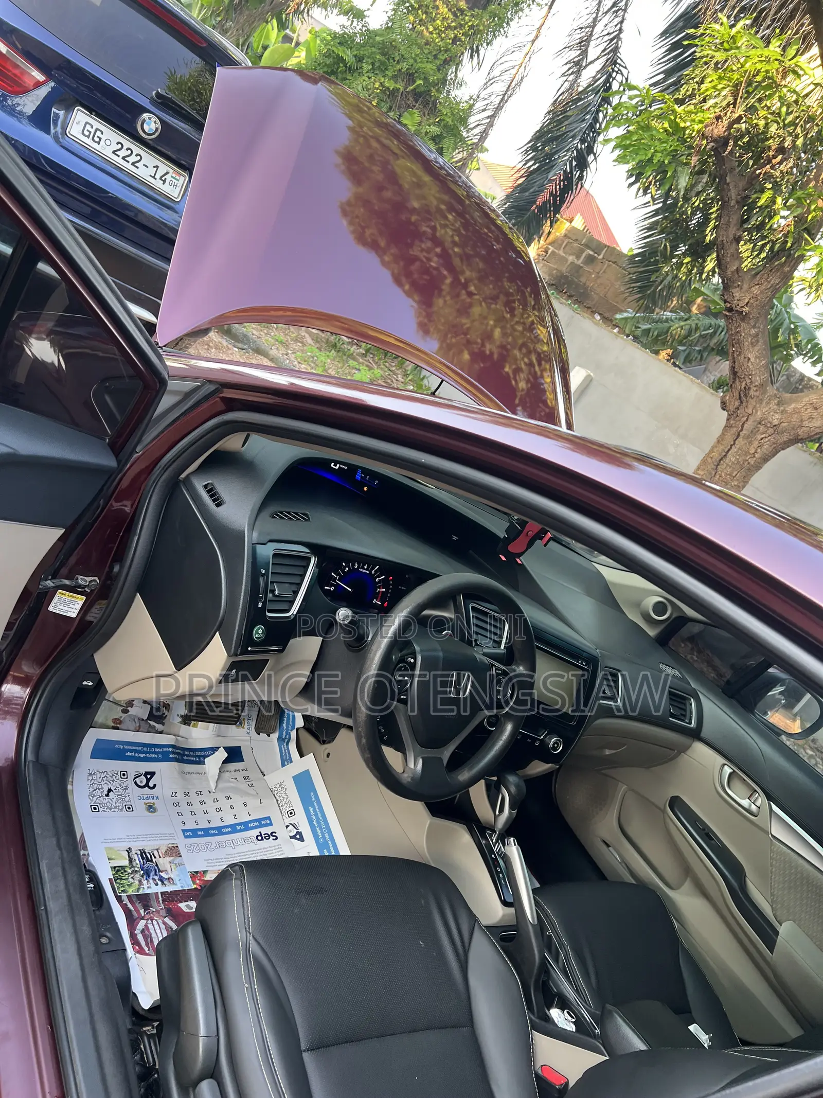 Honda Civic EX 4dr Sedan (1.8L 4cyl CVT) 2014