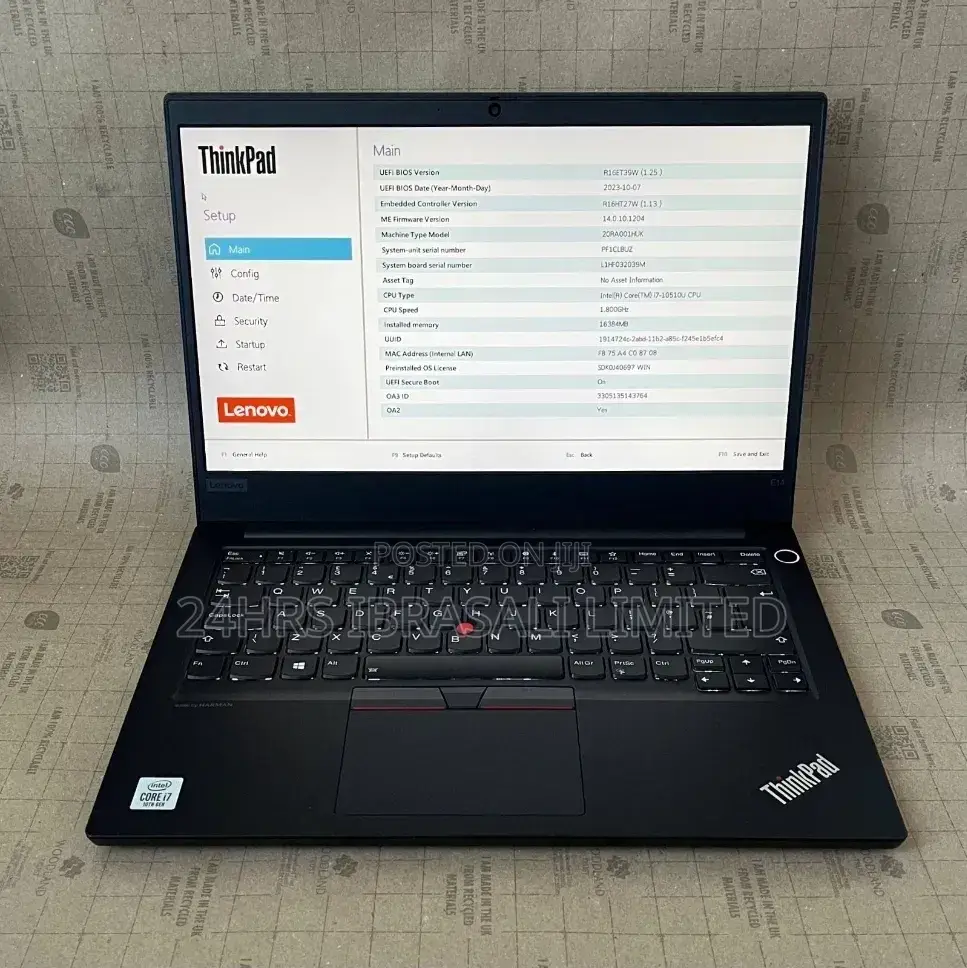 Laptop Lenovo ThinkPad E14 Gen 1 8GB Intel Core i5 SSD 256GB